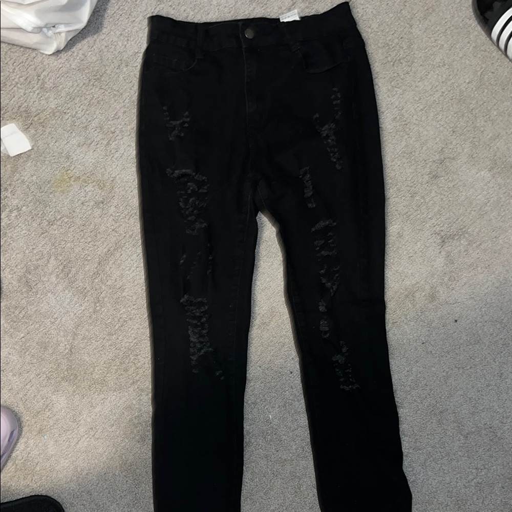 Black Ripped Jeans